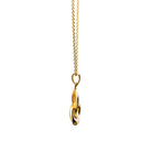 14kt gold trinity knot necklace 