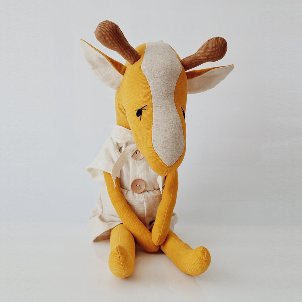 Irish Linen Giraffe Doll