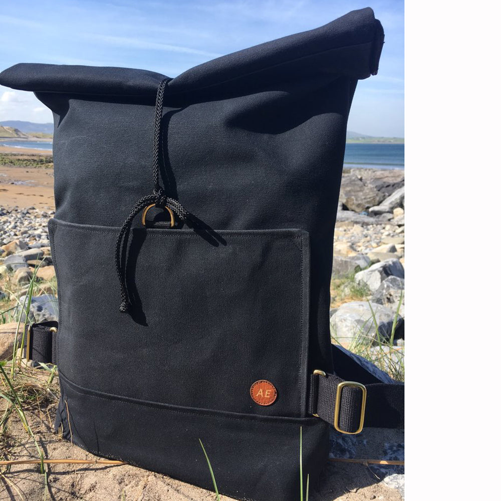 Irish Canvas Rolltop Backpack