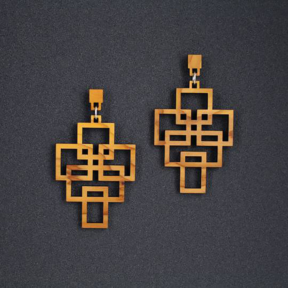 Irish Wooden Earrings