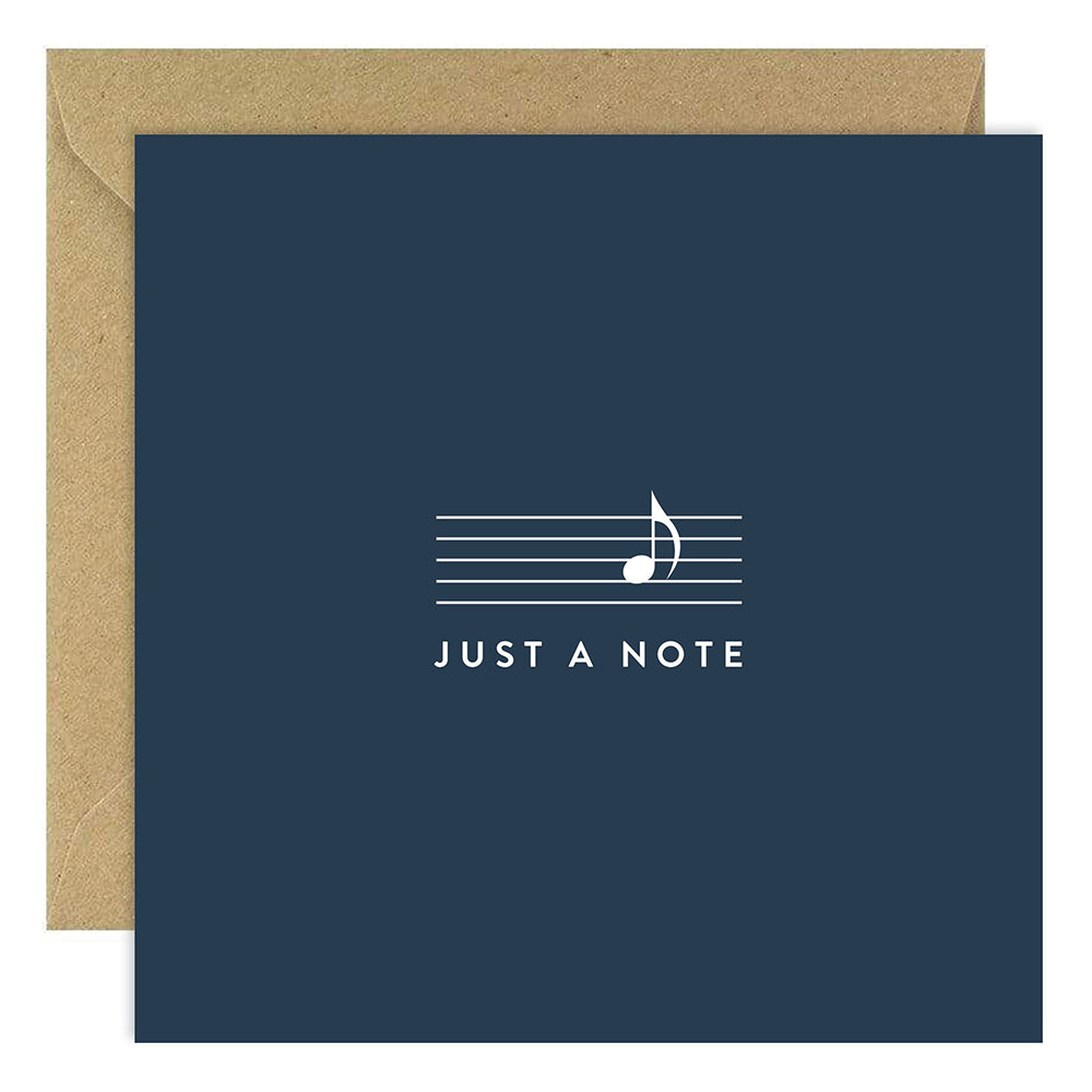 just a note navy