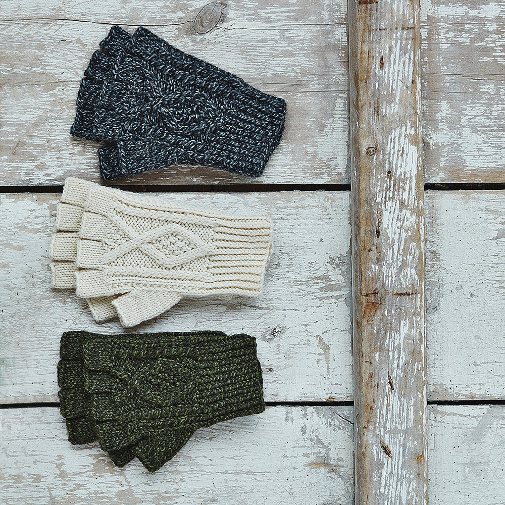 Fingerless gloves in multiple colors