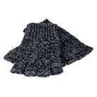 Navy Fleck Fingerless Gloves