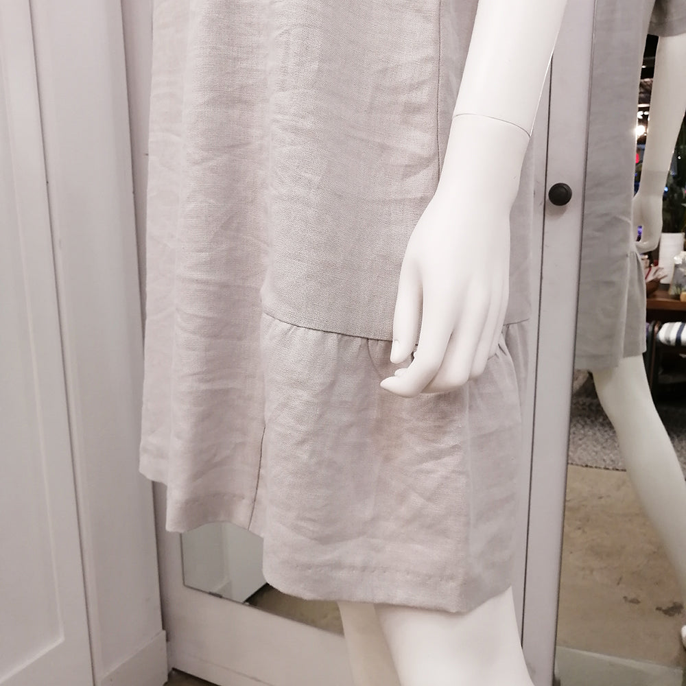 Fada Linen Short Sleeve Dress