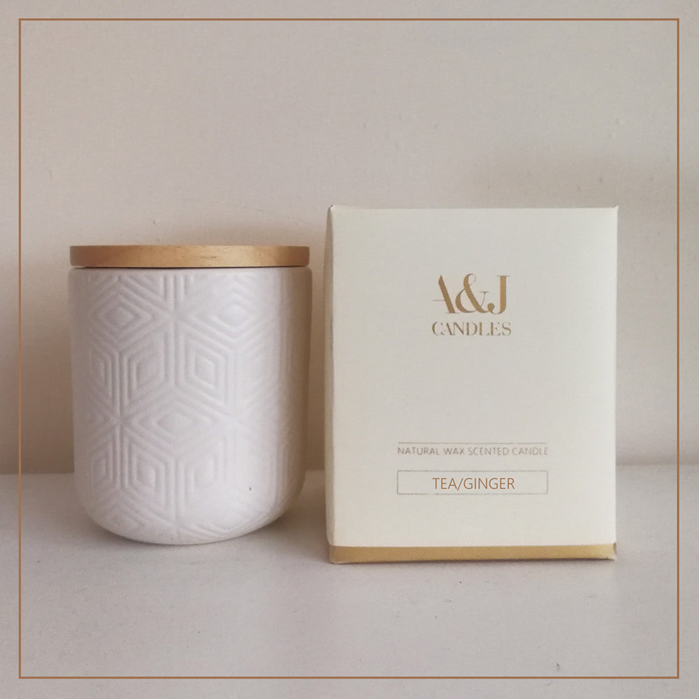 Square Tea Ginger candle