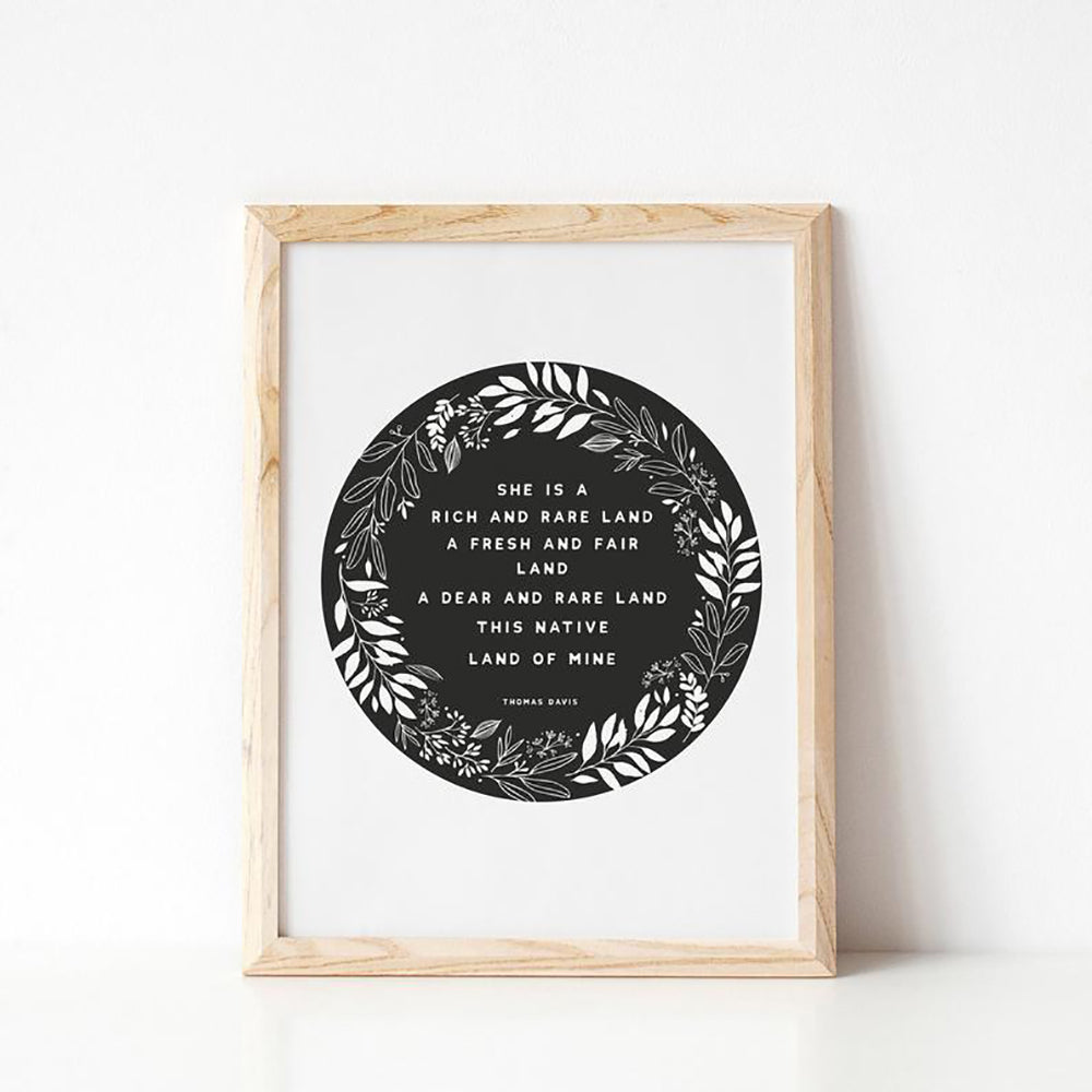 Irish Poem Wall Art