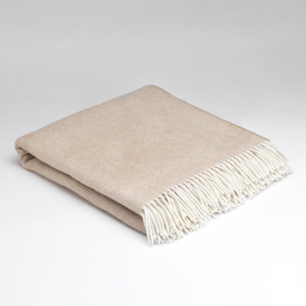 irish lambswool pashmina in basswood