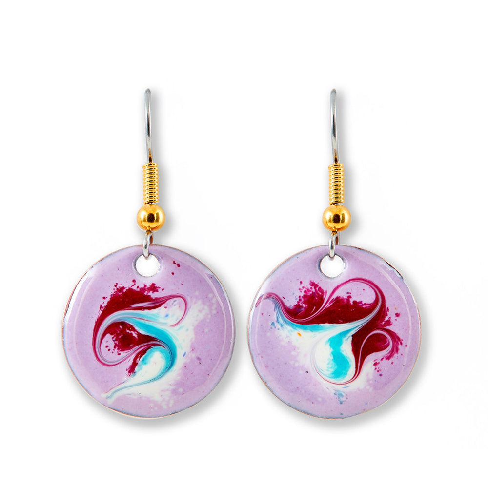 Irish Handmade Enamel Earrings