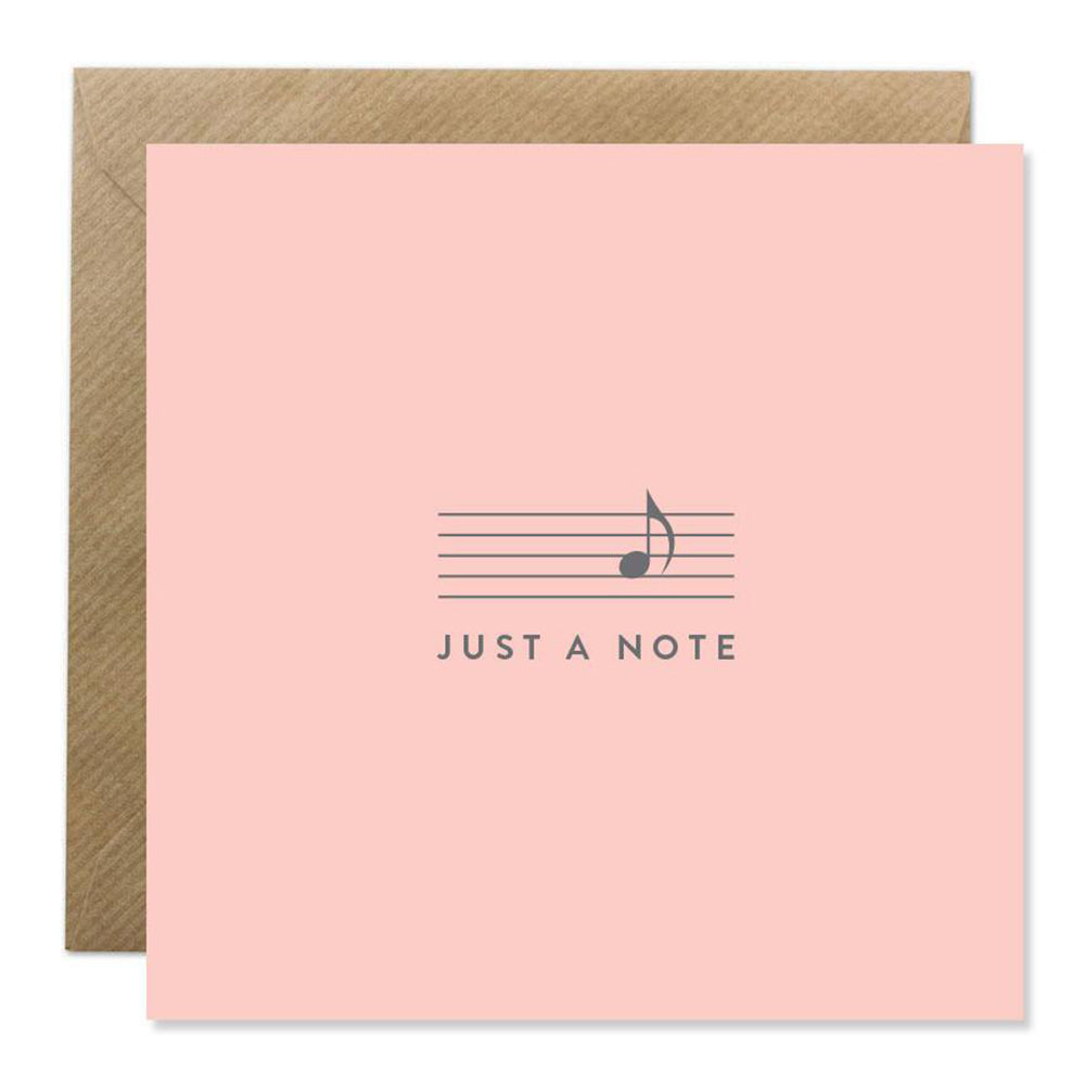 just a note pink