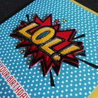 LOL patch on a birthday card