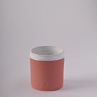 Red square ceramic cup