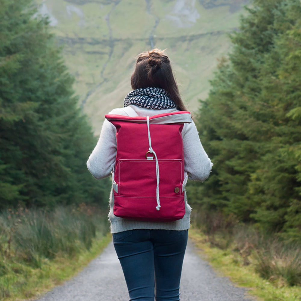 Irish Canvas Rolltop Backpack