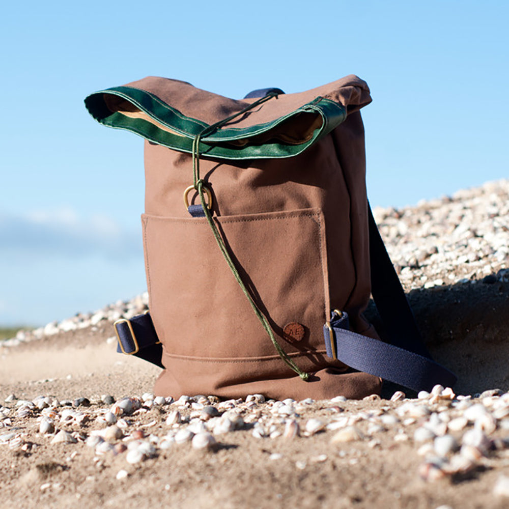 Irish Canvas Rolltop Backpack