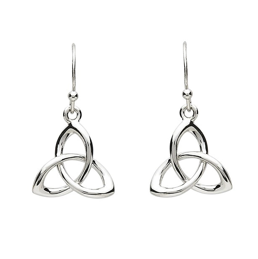 Irish Made Trinity Knot Silver Earrings Toronto